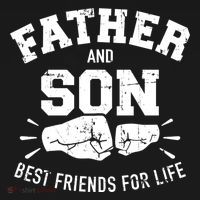 Father And Son Best Friends For Life Great Gift Ornament thumb 1