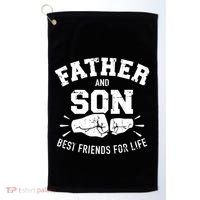 Father And Son Best Friends For Life Great Gift Golf Towel thumb 0