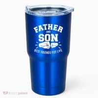 Father And Son Best Friends For Life Great Gift Tumbler thumb 0