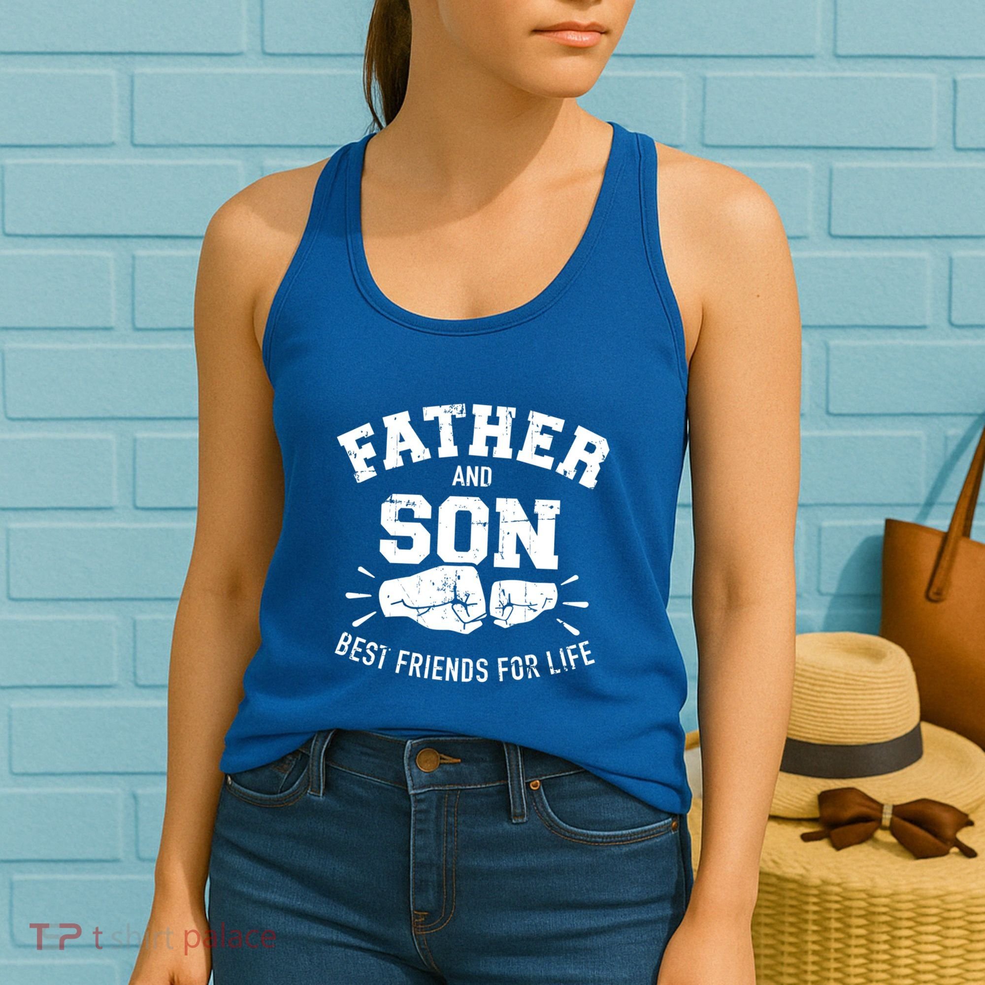 Father And Son Best Friends For Life Great Gift Women's Tank Top