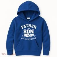 Father And Son Best Friends For Life Great Gift Kids Hoodie thumb 0