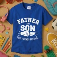 Father And Son Best Friends For Life Great Gift Kids T-Shirt thumb 3