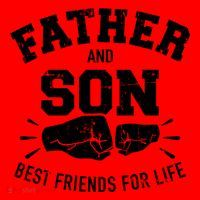 Father And Son Best Friends For Life Great Gift Santa Hat thumb 1