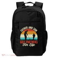 Father And Son Golf Partners For Life Gift Backpack thumb 0
