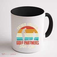 Father And Son Golf Partners For Life Gift Coffee Mug thumb 1