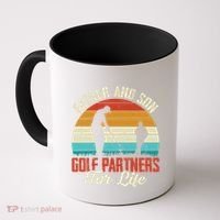 Father And Son Golf Partners For Life Gift Coffee Mug thumb 0