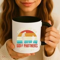 Father And Son Golf Partners For Life Gift Coffee Mug thumb 3