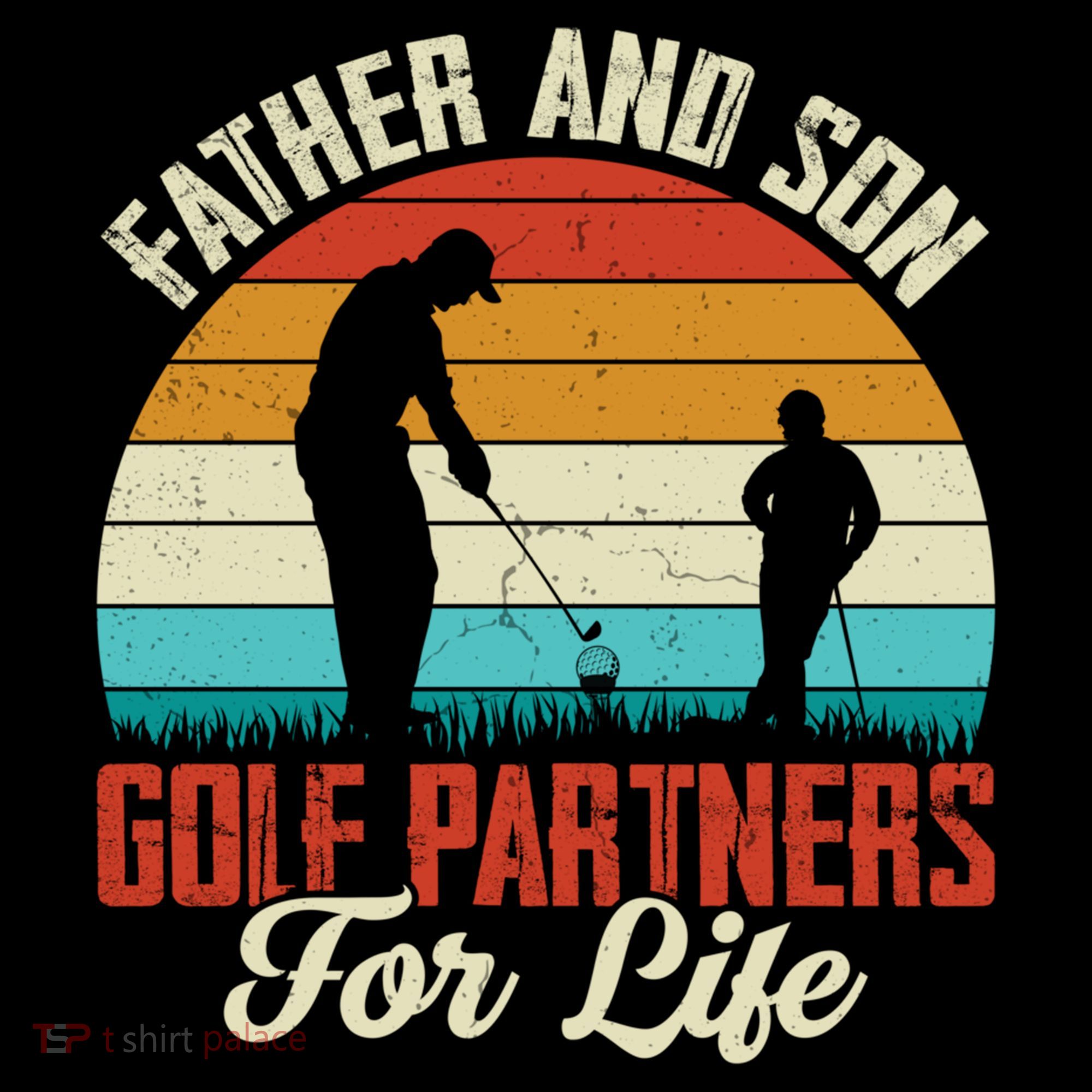 Father And Son Golf Partners For Life Gift Coffee Mug