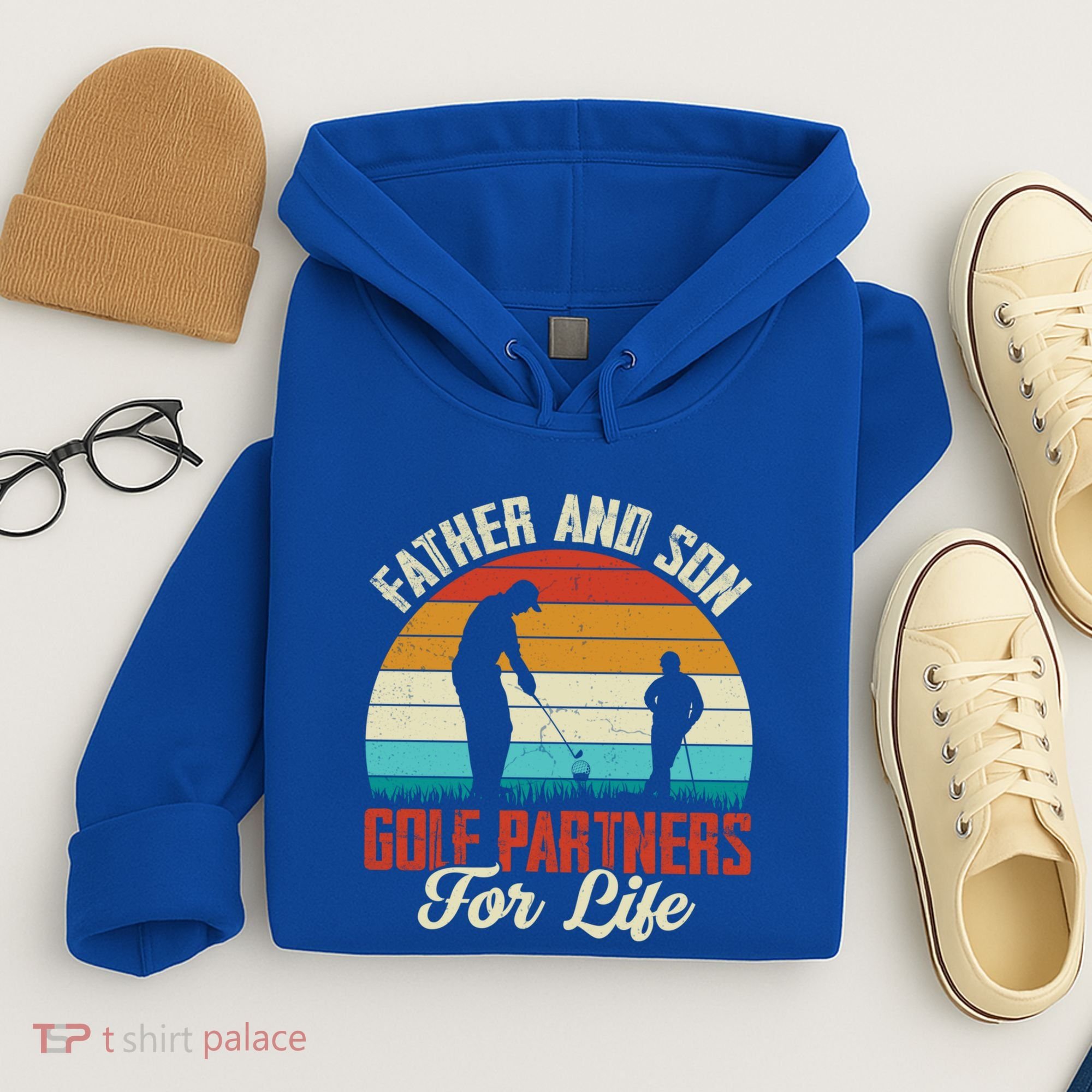 Father And Son Golf Partners For Life Gift Hoodie