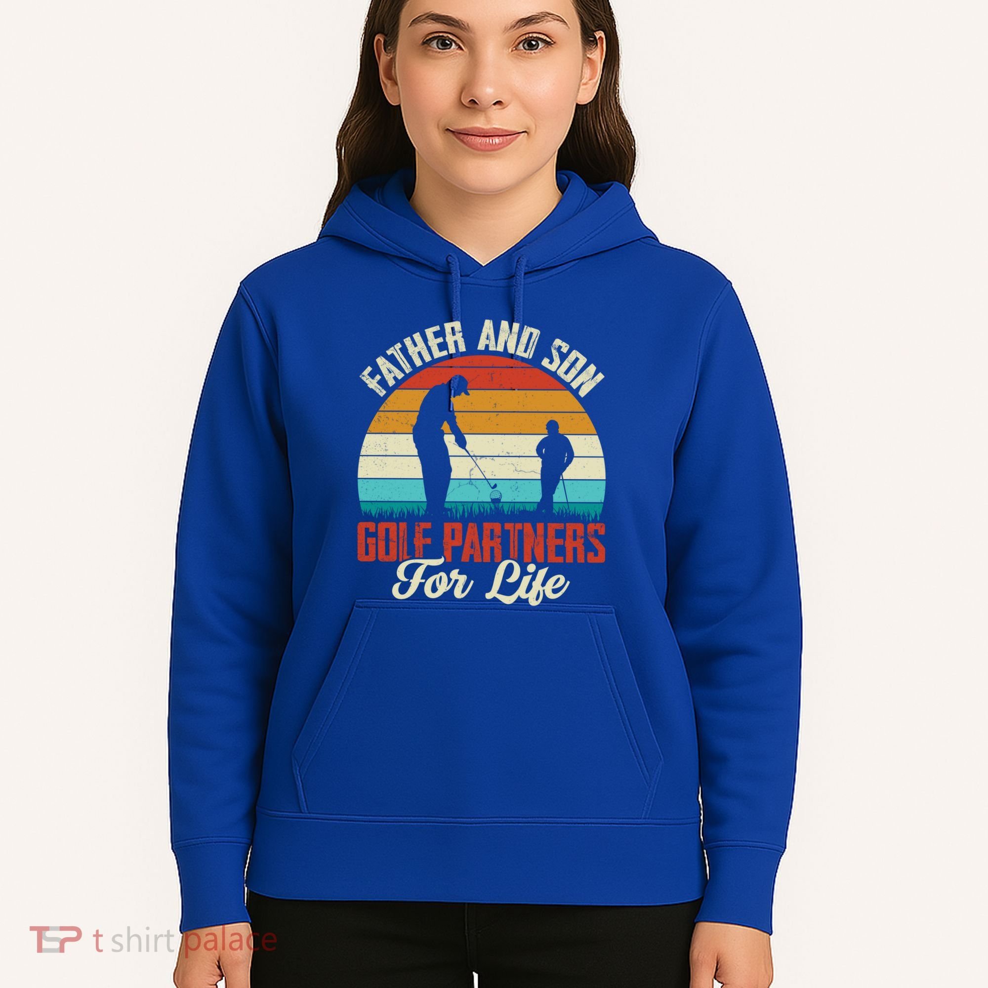 Father And Son Golf Partners For Life Gift Hoodie