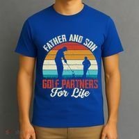 Father And Son Golf Partners For Life Gift T-Shirt thumb 3
