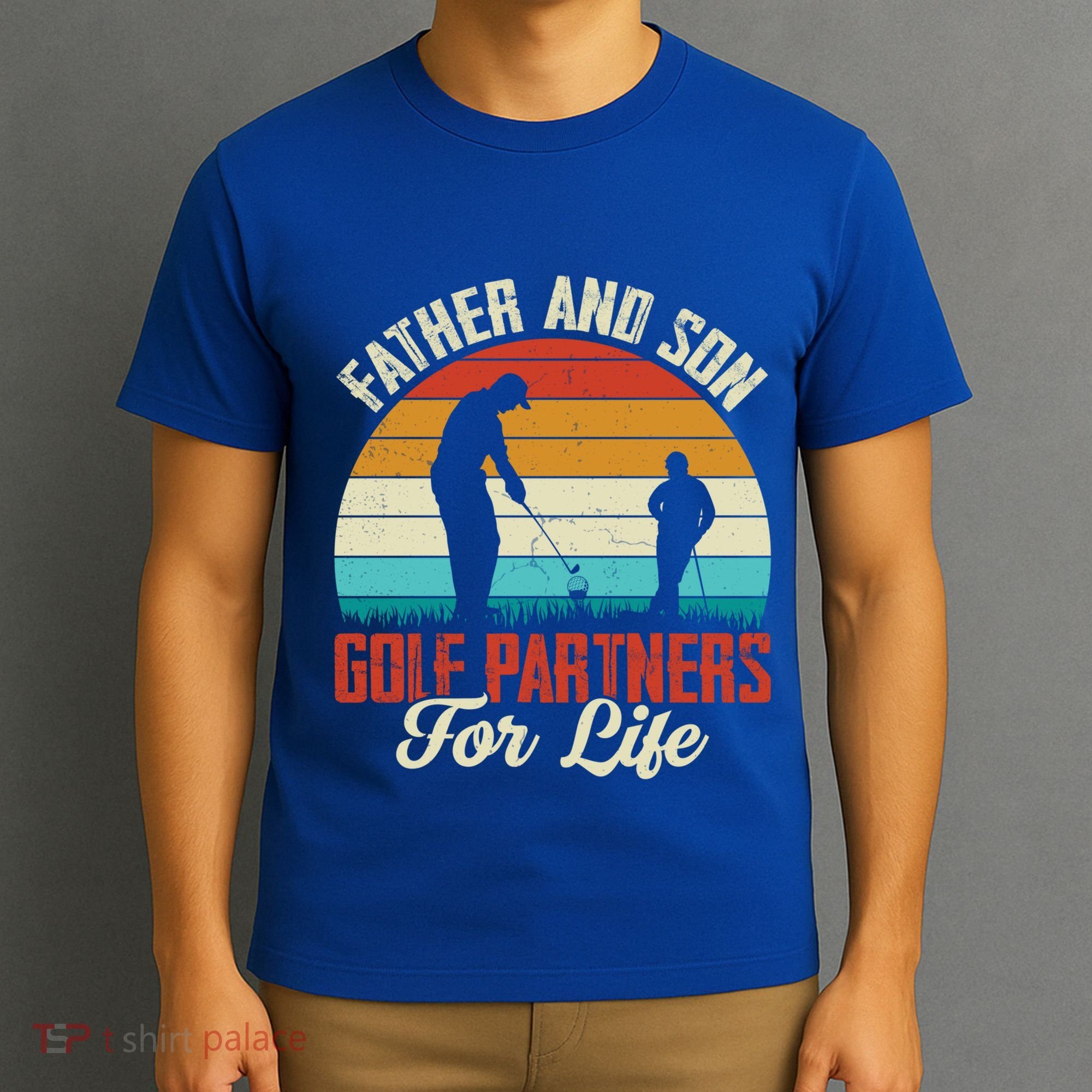 Father And Son Golf Partners For Life Gift T-Shirt