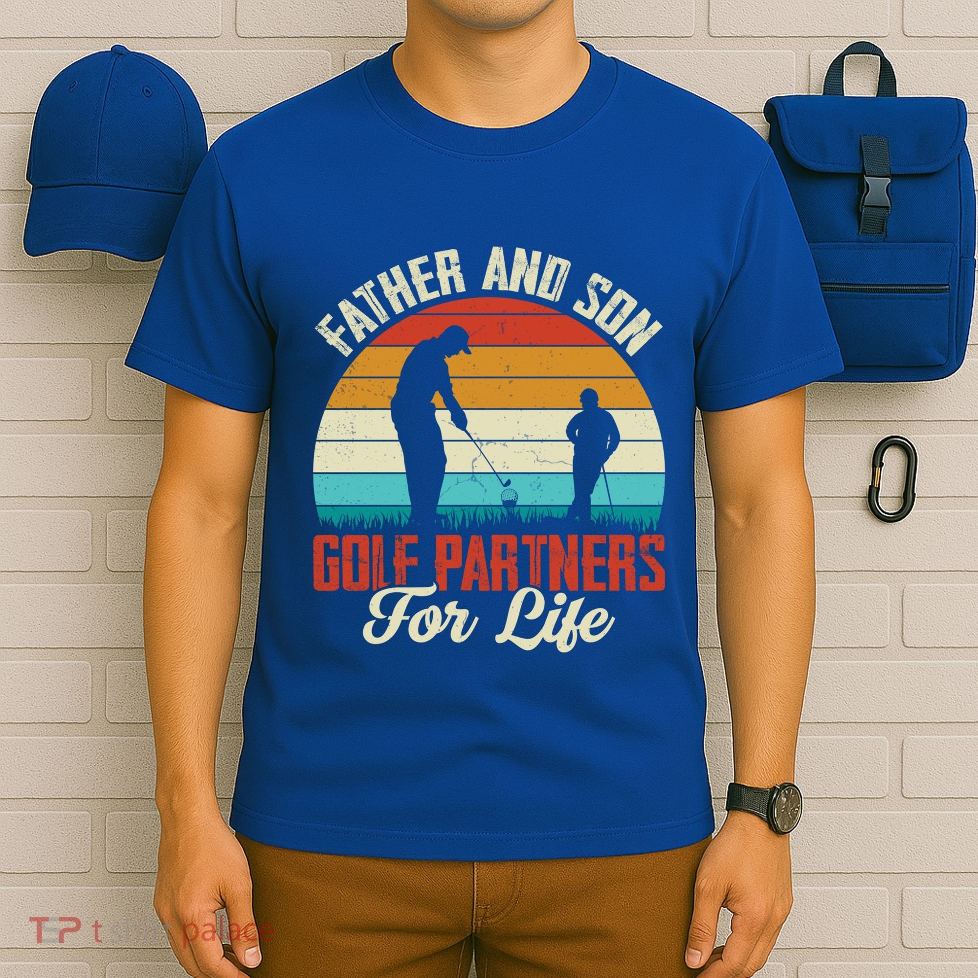 Father And Son Golf Partners For Life Gift T-Shirt