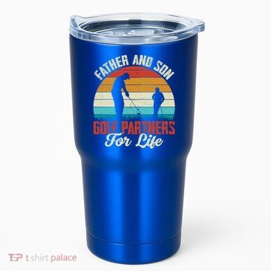 Father And Son Golf Partners For Life Gift Tumbler