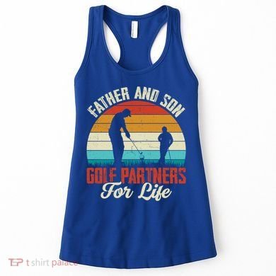 Father And Son Golf Partners For Life Gift Women's Tank Top