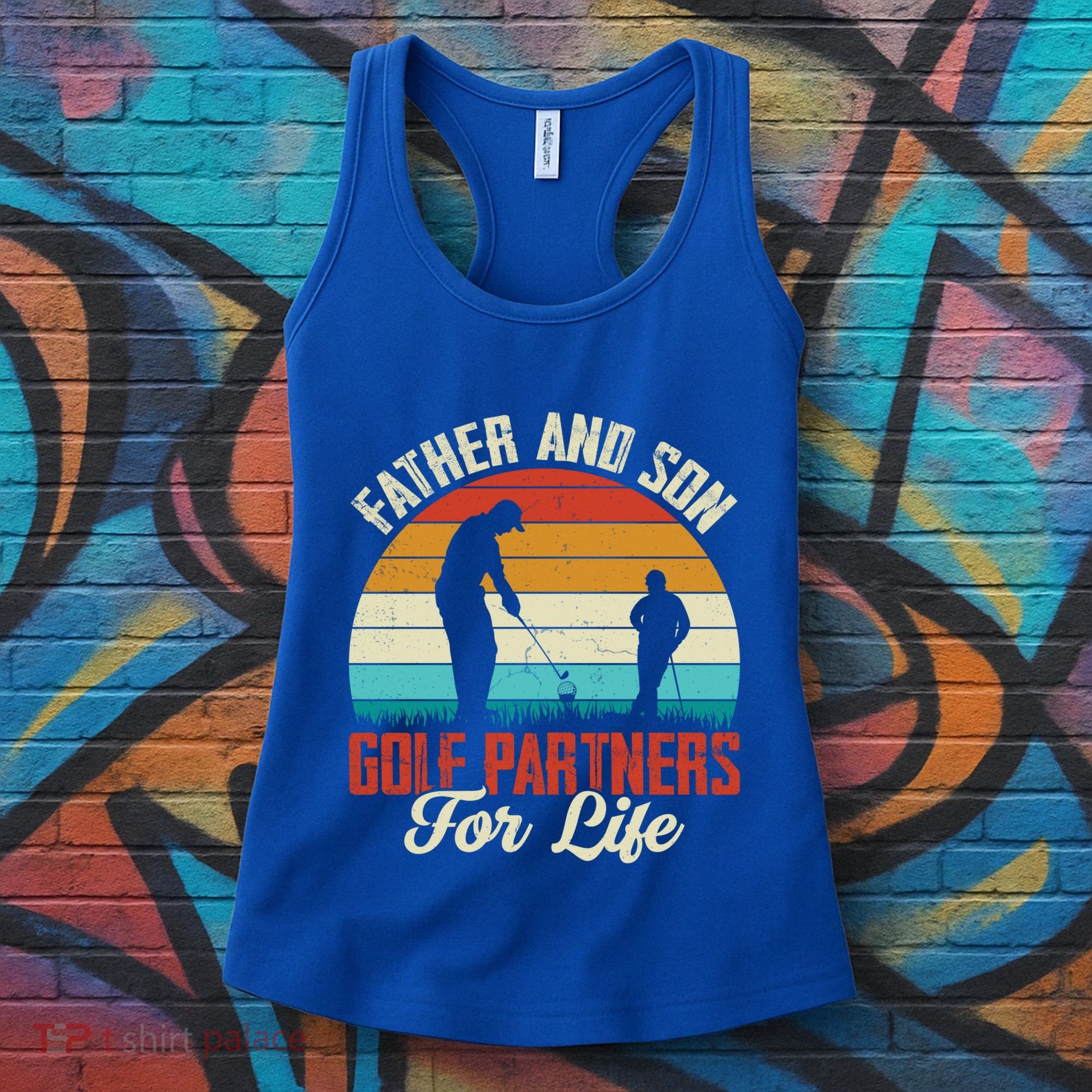 Father And Son Golf Partners For Life Gift Women's Tank Top