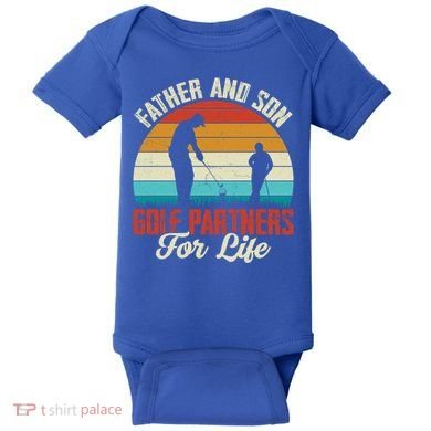 Father And Son Golf Partners For Life Gift Baby Bodysuit