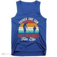 Father And Son Golf Partners For Life Gift Tank Top thumb 0