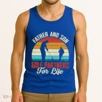 Father And Son Golf Partners For Life Gift Tank Top thumb 3