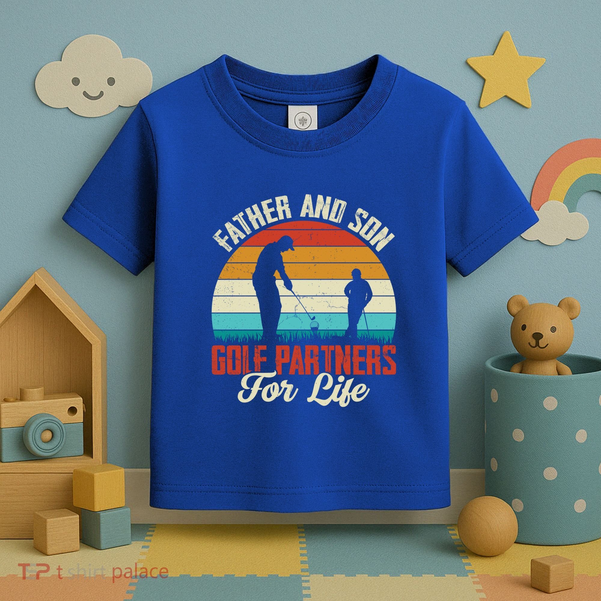 Father And Son Golf Partners For Life Gift Toddler T-Shirt