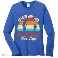 Father And Son Golf Partners For Life Gift Women's Long Sleeve Shirt thumb 0