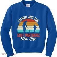 Father And Son Golf Partners For Life Gift Kids Sweatshirt thumb 0