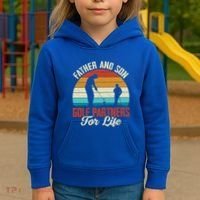 Father And Son Golf Partners For Life Gift Kids Hoodie thumb 3