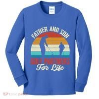 Father And Son Golf Partners For Life Gift Kids Long Sleeve Shirt thumb 0