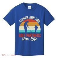 Father And Son Golf Partners For Life Gift Kids T-Shirt thumb 0