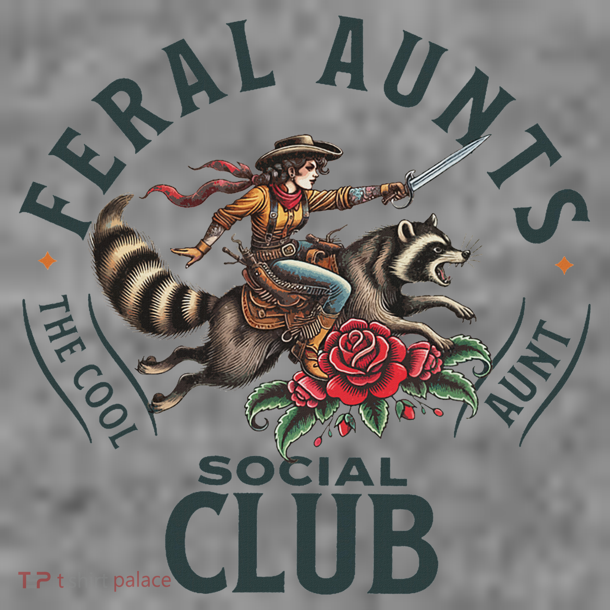 Feral Aunts Social Club The Cool Aunt Pregnancy Raccoon Toddler Hoodie