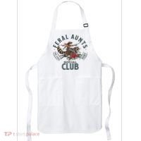 Feral Aunts Social Club The Cool Aunt Pregnancy Raccoon Apron thumb 0