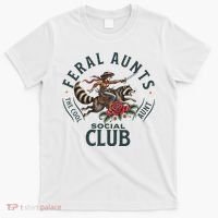 Feral Aunts Social Club The Cool Aunt Pregnancy Raccoon T-Shirt thumb 0