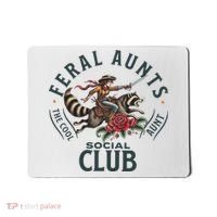 Feral Aunts Social Club The Cool Aunt Pregnancy Raccoon Mousepad thumb 0