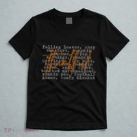 Fall Autumn Season Thankful Quote T-Shirt thumb 5