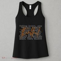 Fall Autumn Season Thankful Quote Women's Tank Top thumb 3