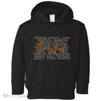 Fall Autumn Season Thankful Quote Toddler Hoodie thumb 0