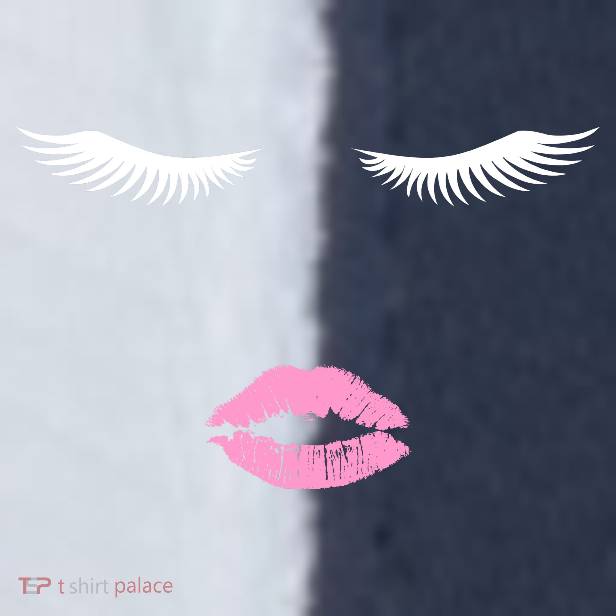 Fashion Style Eyelash Lips Lashes Pink Lipstick Sport-Tek Competitor United Soccer Jersey