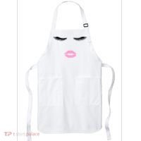 Fashion Style Eyelash Lips Lashes Pink Lipstick Apron thumb 0