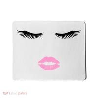 Fashion Style Eyelash Lips Lashes Pink Lipstick Mousepad thumb 0