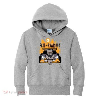 Fast And Pawrious Kids Hoodie