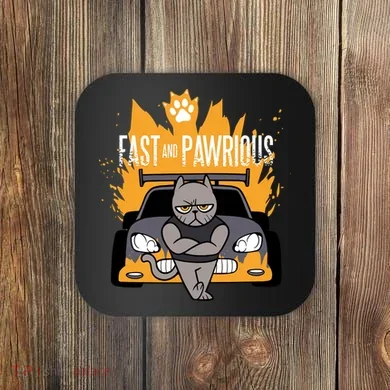 Fast And Pawrious Coaster