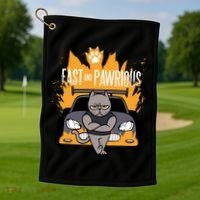 Fast And Pawrious Golf Towel thumb 1