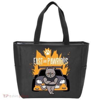 Fast And Pawrious Tote Bag