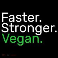 Faster Stronger Vegan Mousepad thumb 1