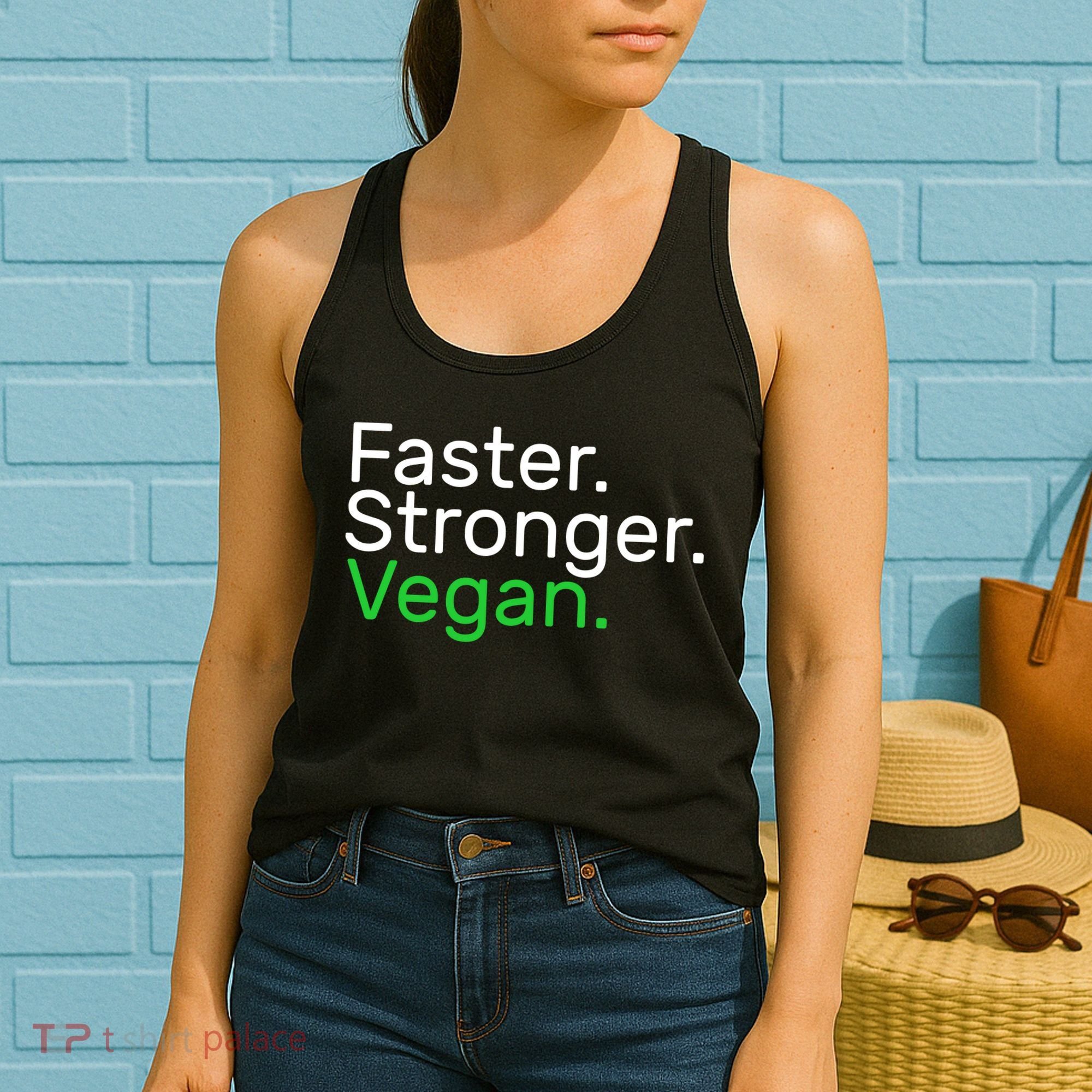 Faster Stronger Vegan Women's Tank Top