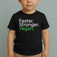 Faster Stronger Vegan Toddler T-Shirt thumb 2