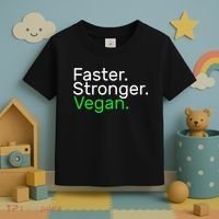 Faster Stronger Vegan Toddler T-Shirt thumb 3
