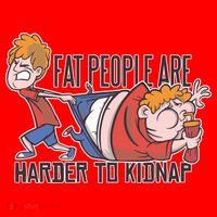 Fat People Are Harder To Kidnap Santa Hat thumb 1
