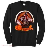 Fat Turkey Pumpkin Scene Sweatshirt thumb 0