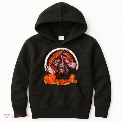 Fat Turkey Pumpkin Scene Kids Hoodie